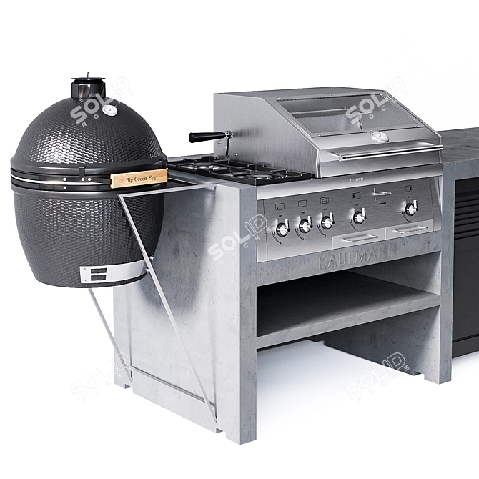 Outdoor Kitchen Kaufmann T-Bone 3D model image 2