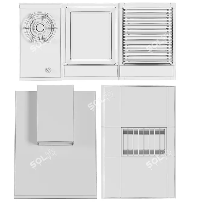 Neff Appliance Set: Kitchen Collection 3D model image 6