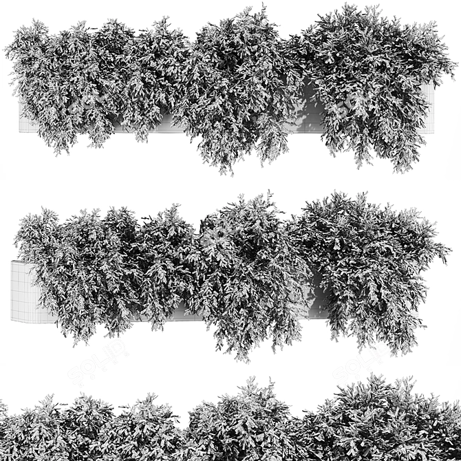 Vibrant Plants Set 3D Models 3D model image 2