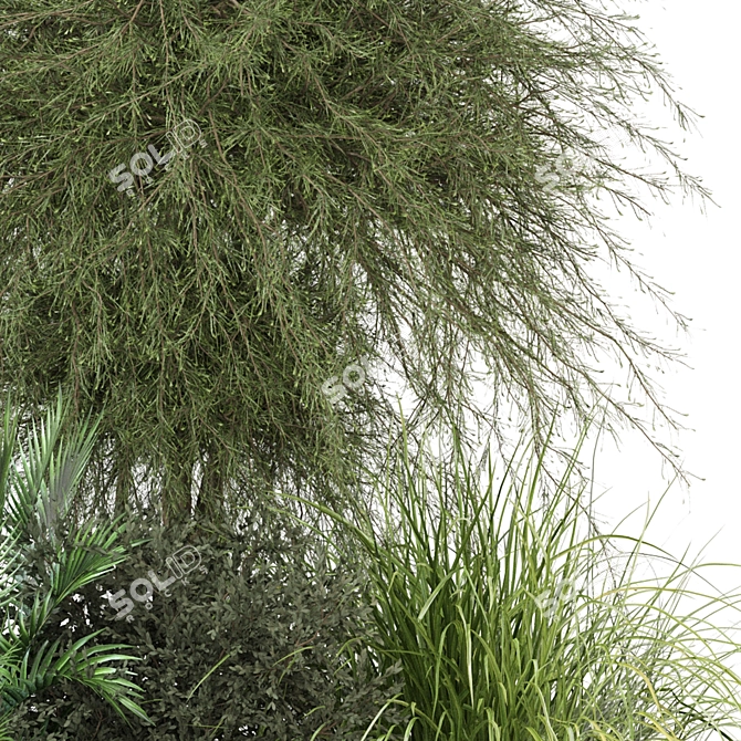 Greenery Ensemble Plant Set 935 3D model image 4