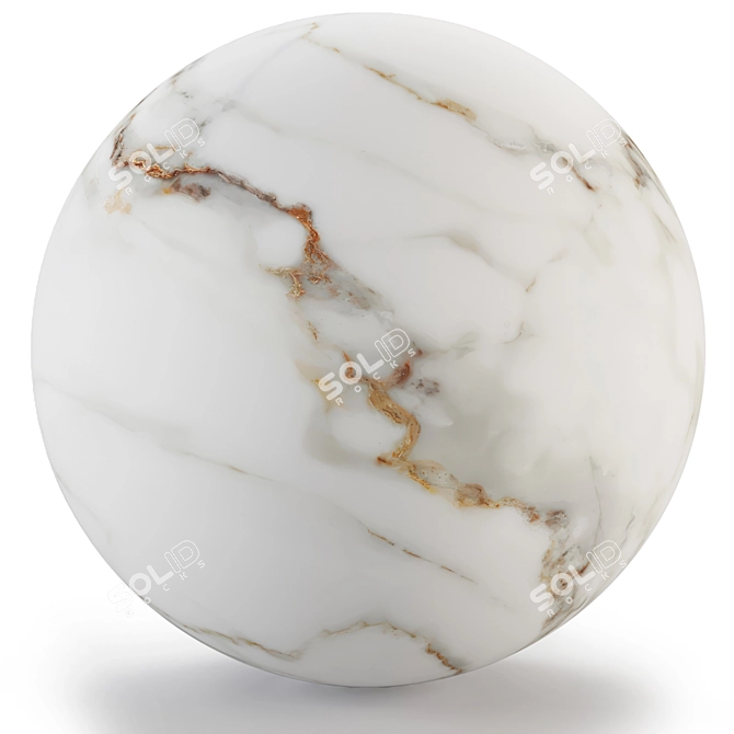 Glossy Marble Texture Collection 3D model image 3