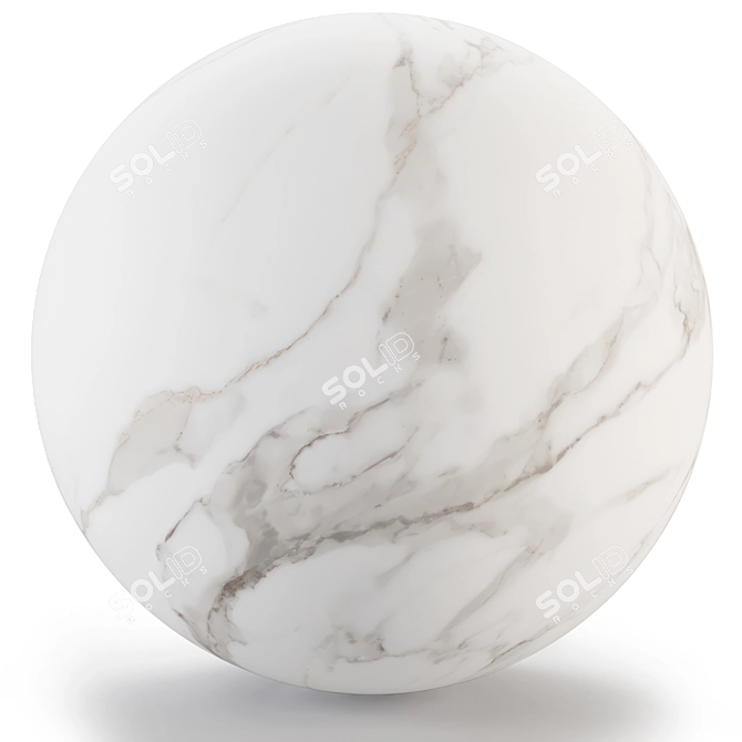 Glossy Marble Texture Collection 3D model image 4