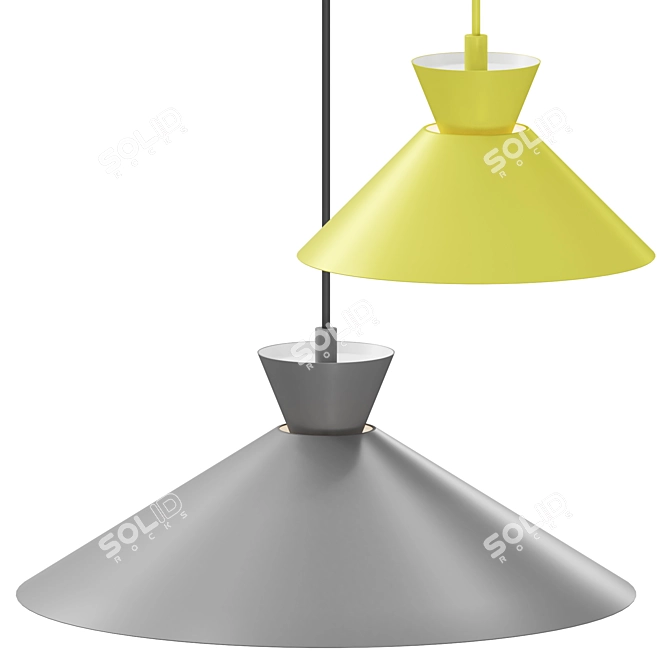 Stylish Nordlux Pendant Light 3D model image 2