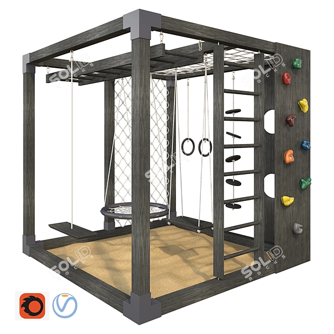 Dynamic Playset Cube 5: Children's Adventure 3D model image 1