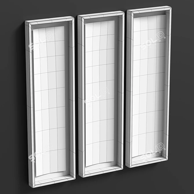 Palma Shadow Boxes Set 3D model image 6