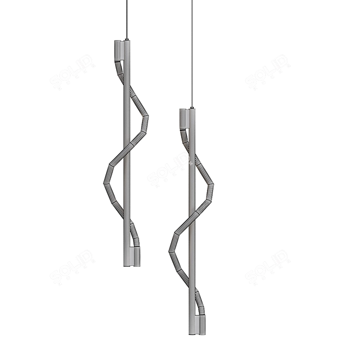Modern Maurice Pendant Light 3D model image 3
