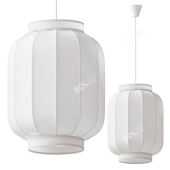 Elegant Ellos Daphne Ceiling Lamp 3D model image 3