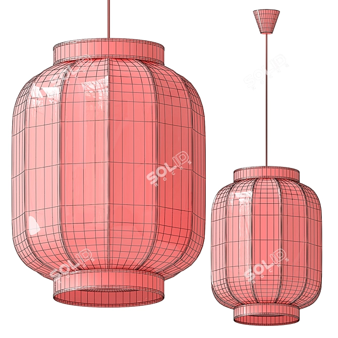 Elegant Ellos Daphne Ceiling Lamp 3D model image 4