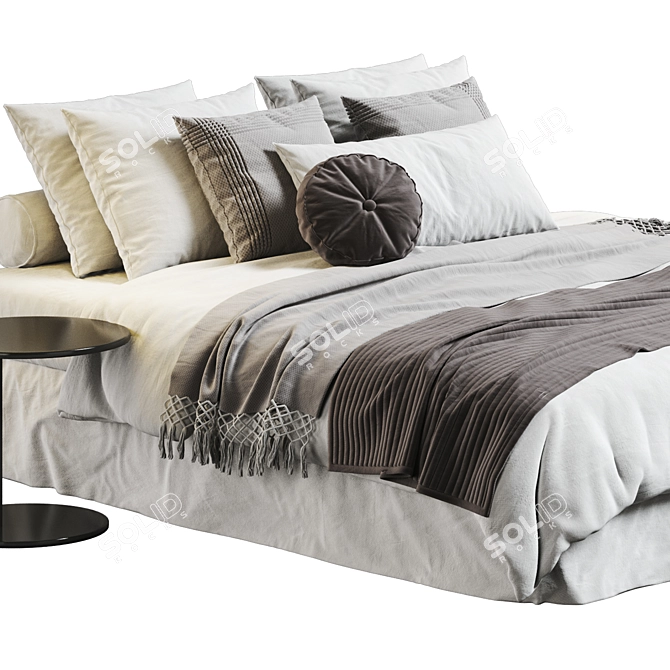 Modern Scandinavian Bed, 2013 Version 3D model image 2