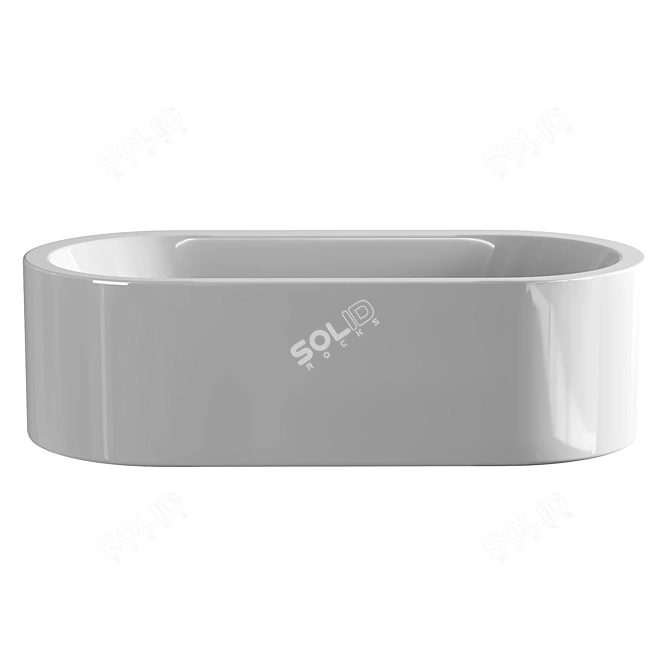 VitrA Istanbul Oval Bath 3D model image 3