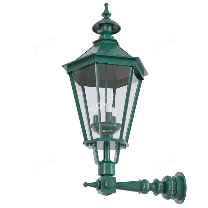 Westminster Aluminum Street Sconce 3D model image 1