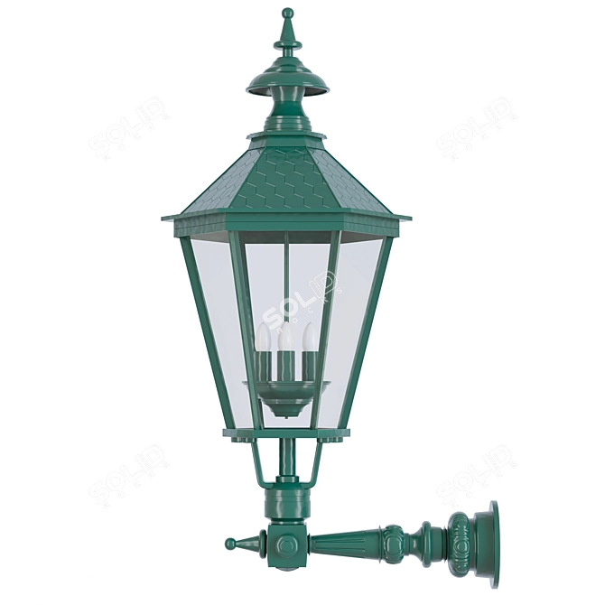 Westminster Aluminum Street Sconce 3D model image 2