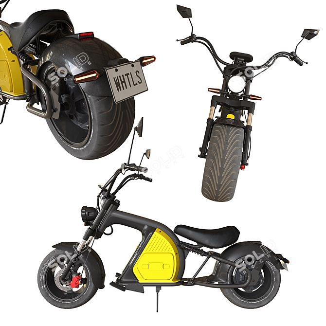 E-Motion Pro 2 Electric Bike 3D model image 3