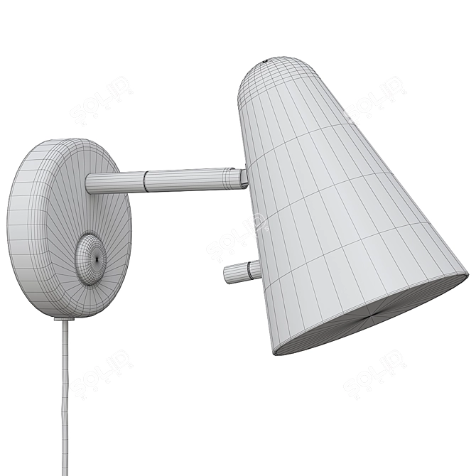 Modern LED Wall Lamp Design 3D model image 4