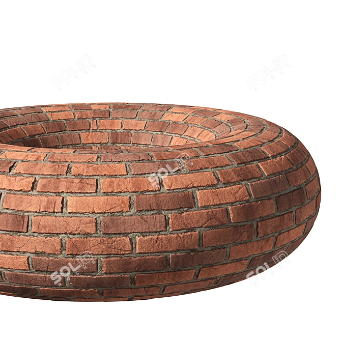  Seamless Brick Wall Textures Pack 3D model image 6