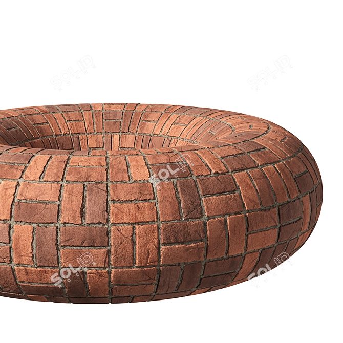  Seamless Brick Wall Textures Pack 3D model image 7