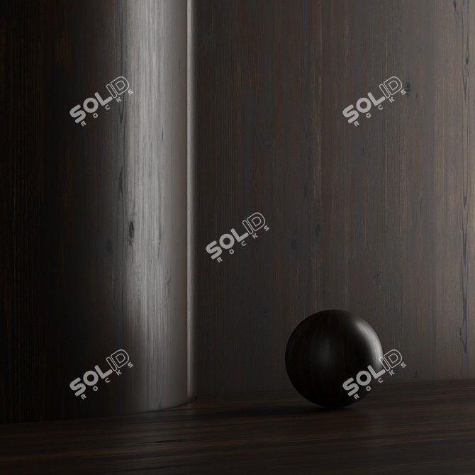 Oak Seamless Wood Texture Set 3D model image 6