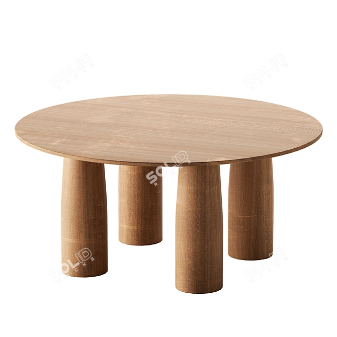 Kettal IL COLONNATO Round Table 3D model image 2