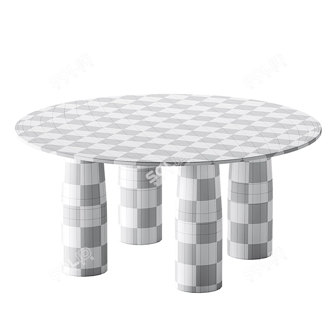 Kettal IL COLONNATO Round Table 3D model image 4