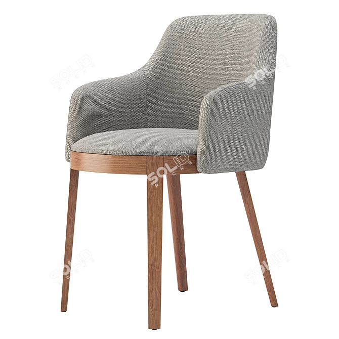 Modern Dining Seat by Calligaris 3D model image 1