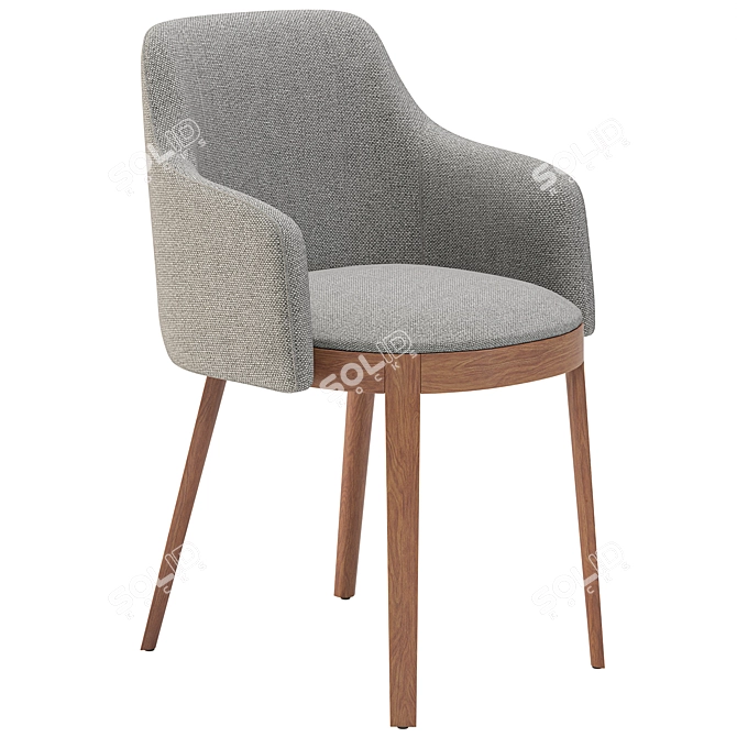 Modern Dining Seat by Calligaris 3D model image 2