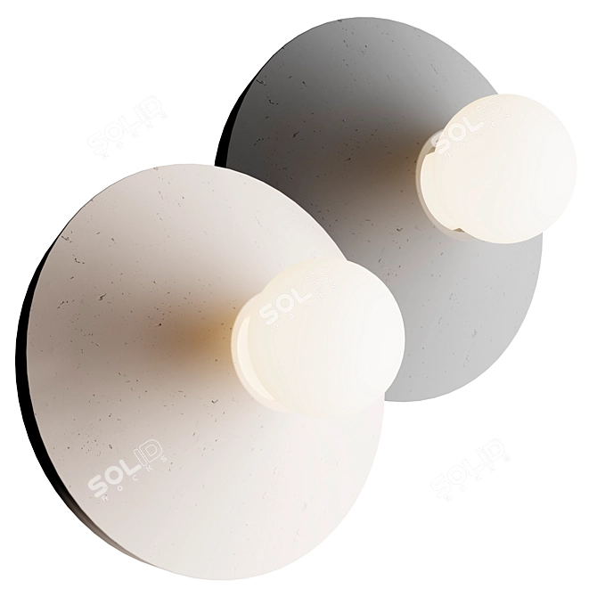 Modern Wall Sconce Light Fixture 3D model image 1