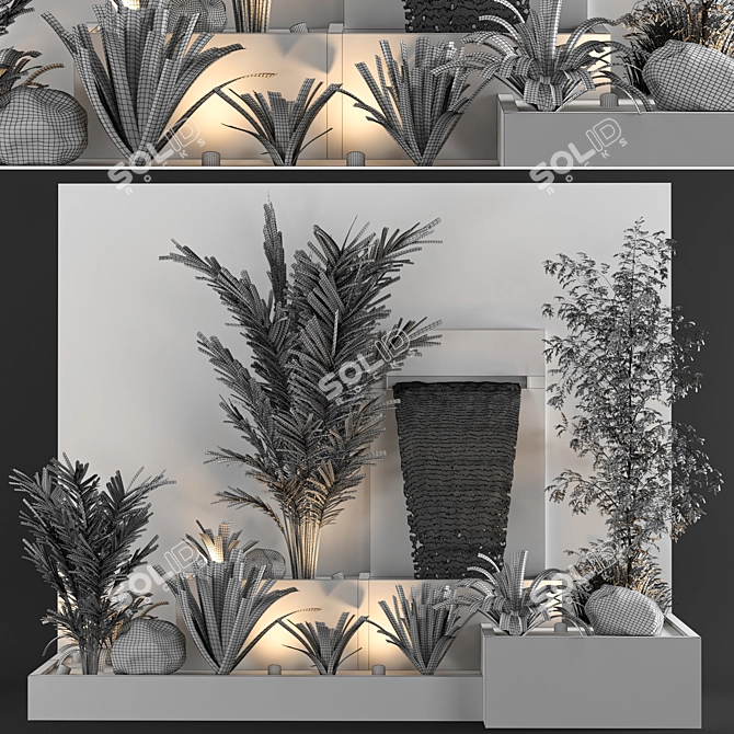 Indoor Outdoor Plant Fountain Model 3D model image 7