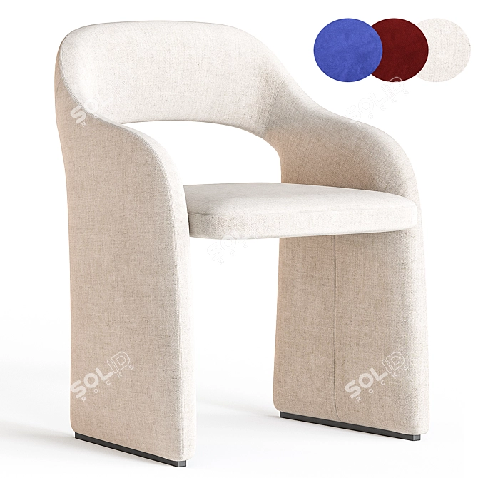 ETO Petite Modern Chair 3D model image 1