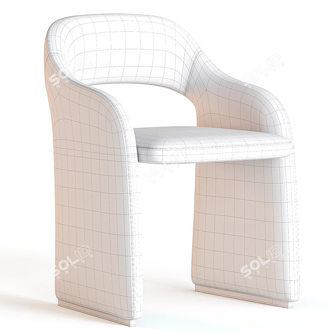 ETO Petite Modern Chair 3D model image 5