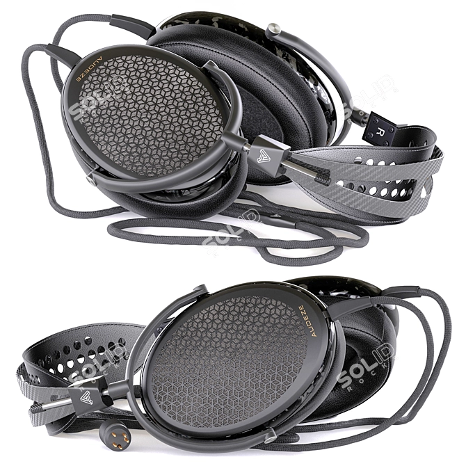 Audeze CRBN Headphones: Advanced Sound 3D model image 1