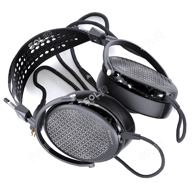 Audeze CRBN Headphones: Advanced Sound 3D model image 2