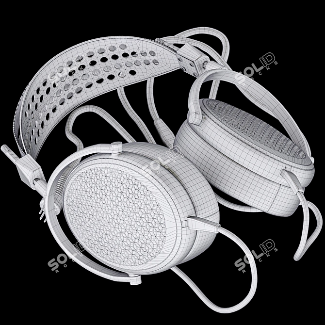 Audeze CRBN Headphones: Advanced Sound 3D model image 7