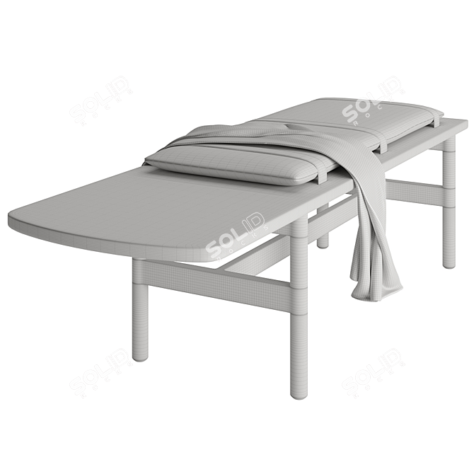 Chic Modern Mae Bench 3D model image 2