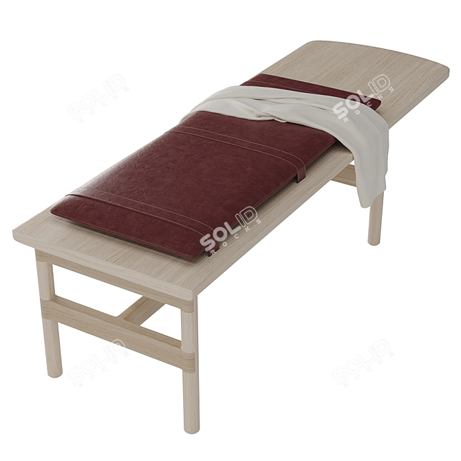 Chic Modern Mae Bench 3D model image 4