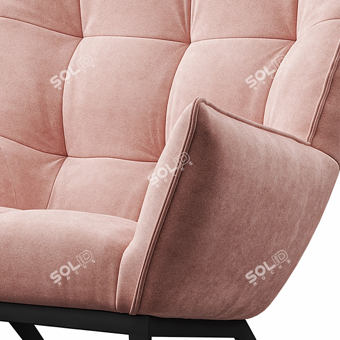 Lofty Cozy Armchair 3D model image 5