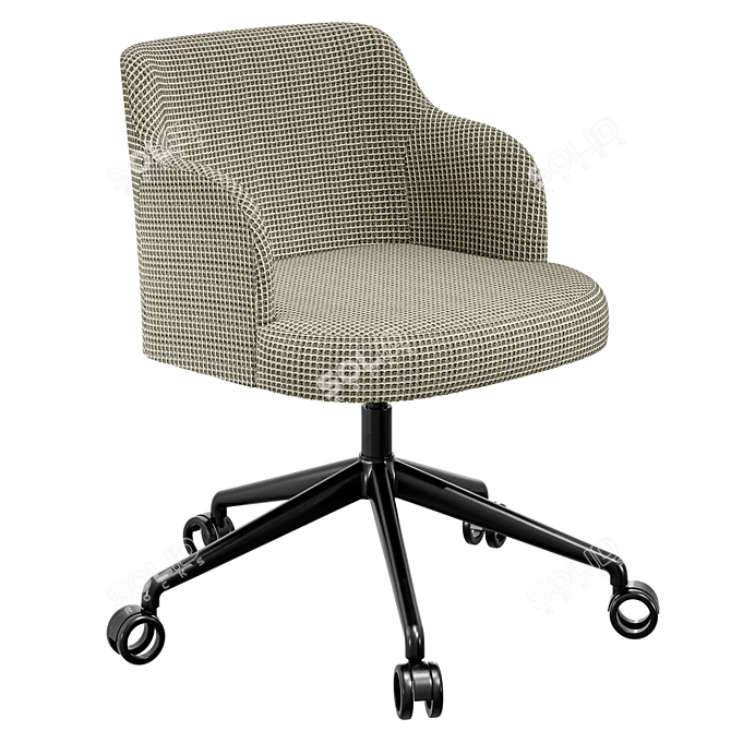 Modern Abby Chair: Versatile Elegance 3D model image 1