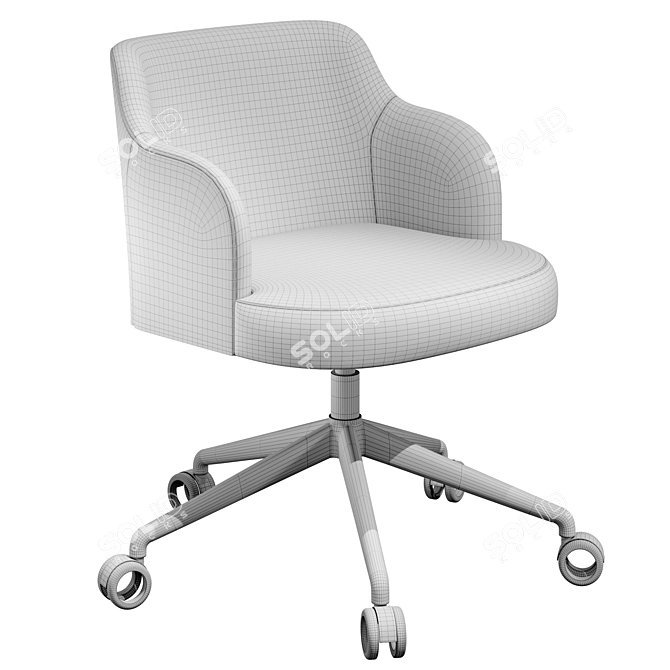 Modern Abby Chair: Versatile Elegance 3D model image 2