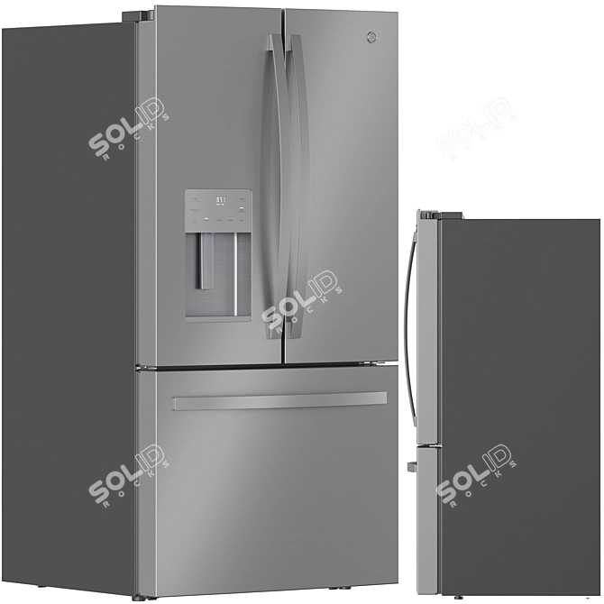 GE Kitchen Appliance Bundle 3D model image 4