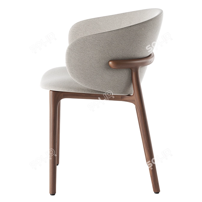 Elegant Mela Chair 3D Model 3D model image 3