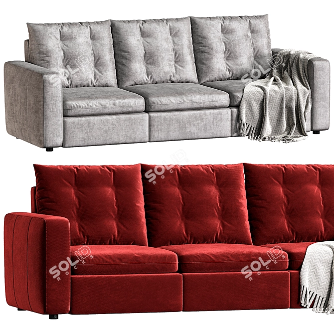 Kaya Power Motion Leather Sofa 3D model image 1