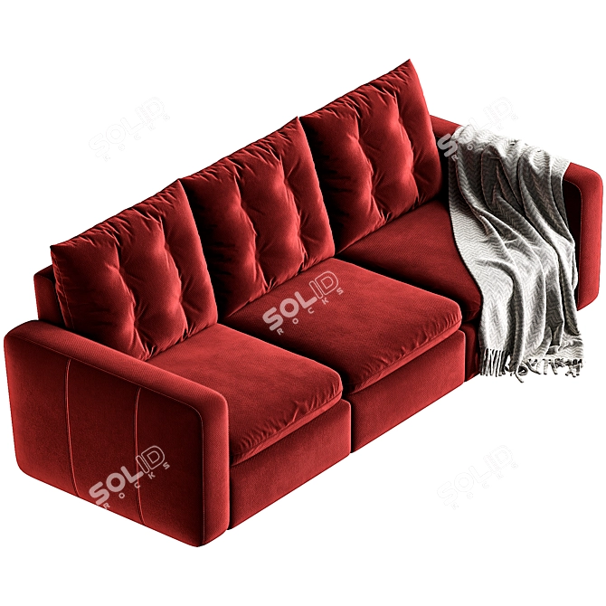 Kaya Power Motion Leather Sofa 3D model image 3