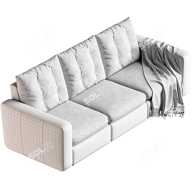 Kaya Power Motion Leather Sofa 3D model image 4