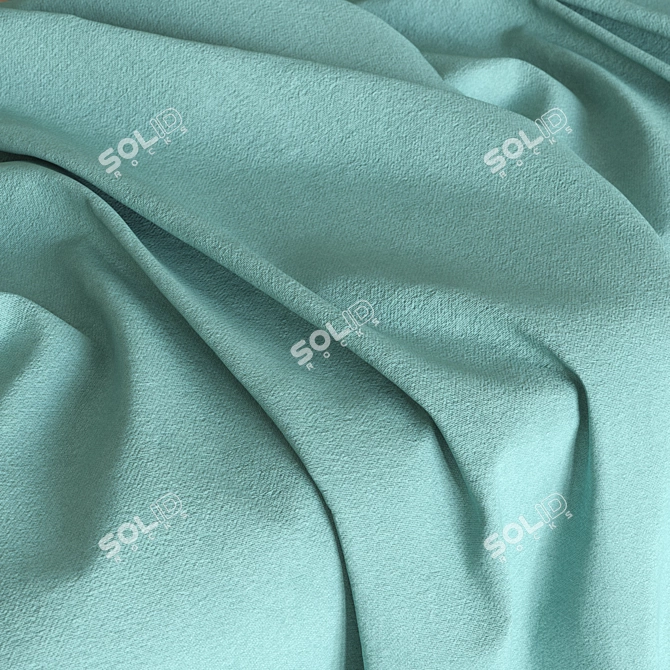 Velvet Seamless Fabric Material Pack 3D model image 4