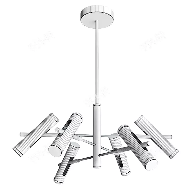 Favorite Duplex Chandelier Set 3D model image 4