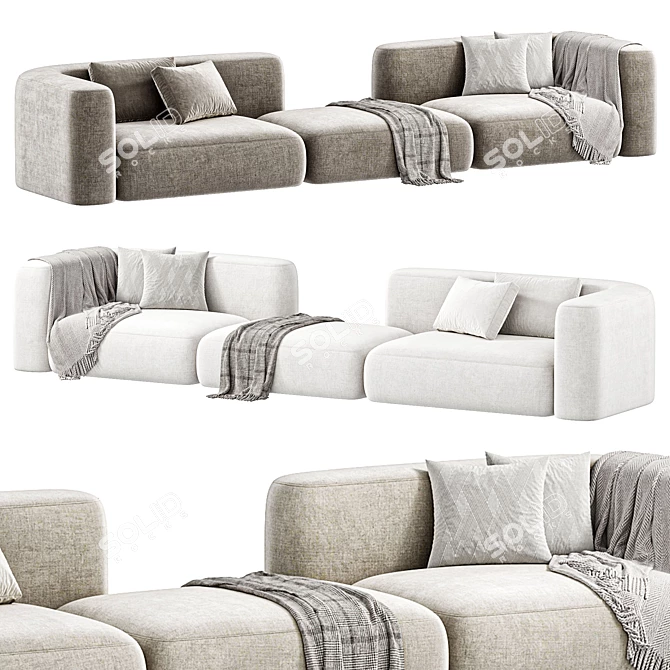  Elegant Romina Sofa Artipieces 3D model image 2