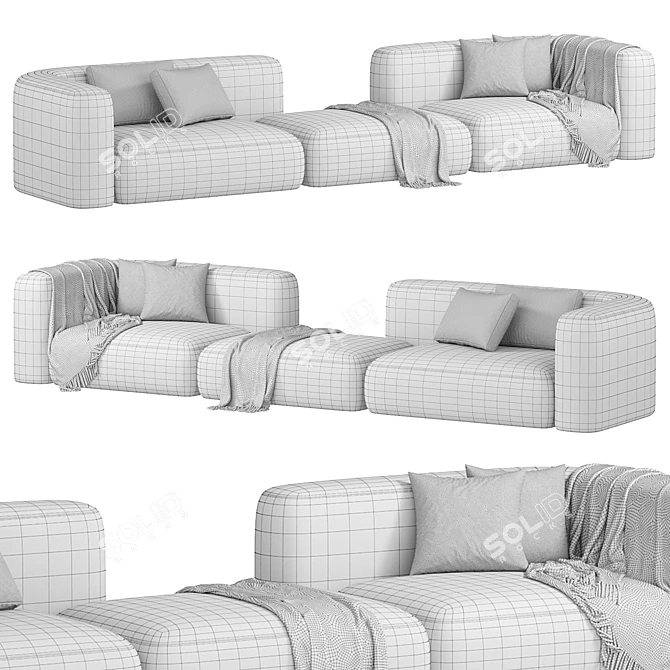  Elegant Romina Sofa Artipieces 3D model image 4