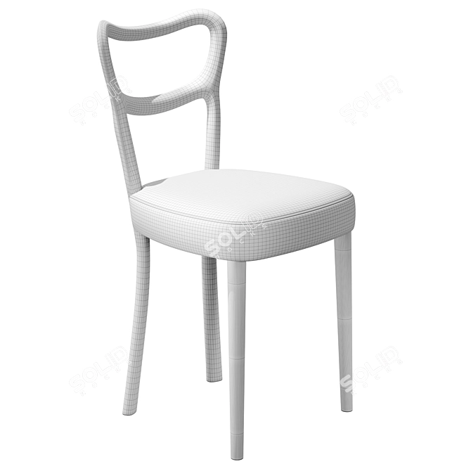 Elegant Noemi Chair - Versatile Design 3D model image 2