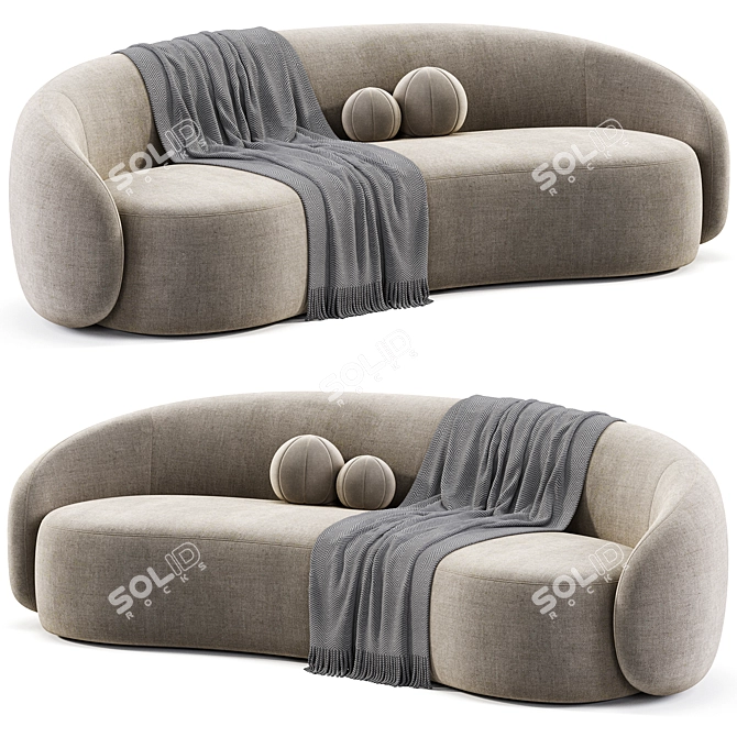 Elegant Amore 2015 Sofa 3D model image 4