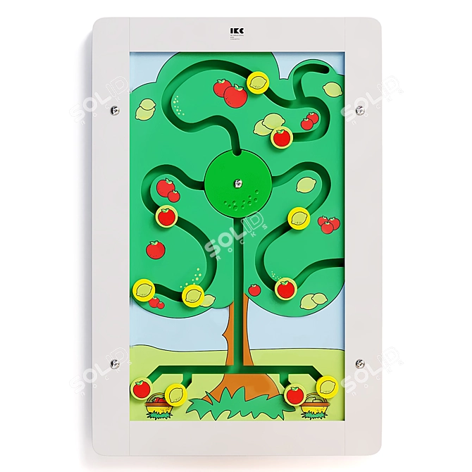 Kids Interactive Play Equipment Set 3D model image 3