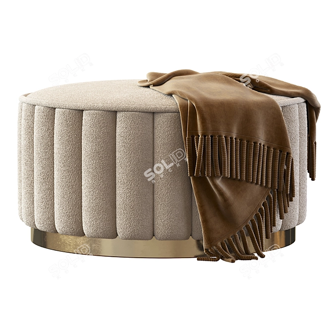 Contemporary 2016 Ottoman Pouf 3D model image 1